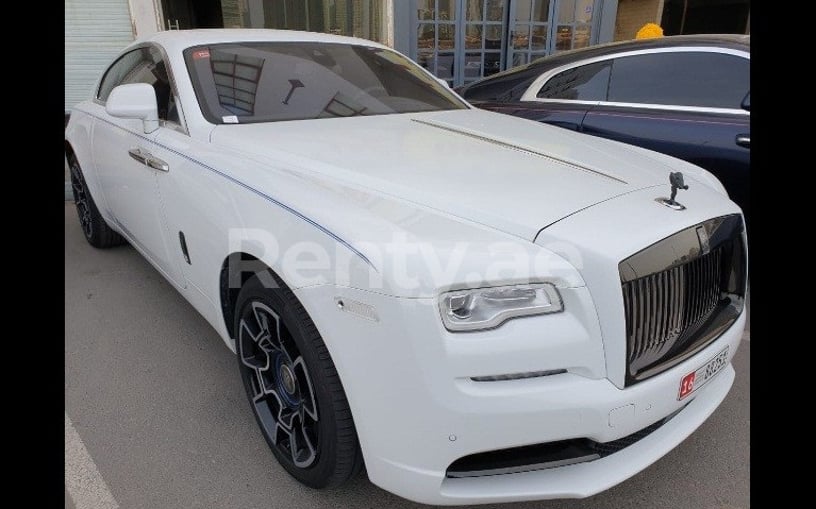 Rolls Royce Wraith (Blanc), 2019 à louer à Abu Dhabi