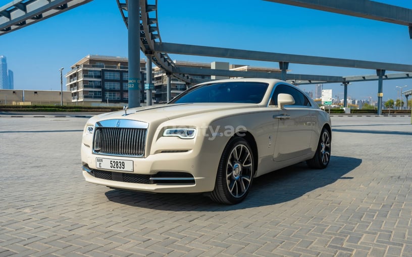 Rolls Royce Wraith (White), 2019 for rent in Dubai