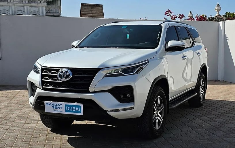 Toyota Fortuner (White), 2024 for rent in Ras Al Khaimah