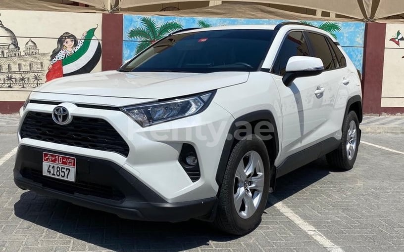 Toyota RAV4 (White), 2019 for rent in Dubai