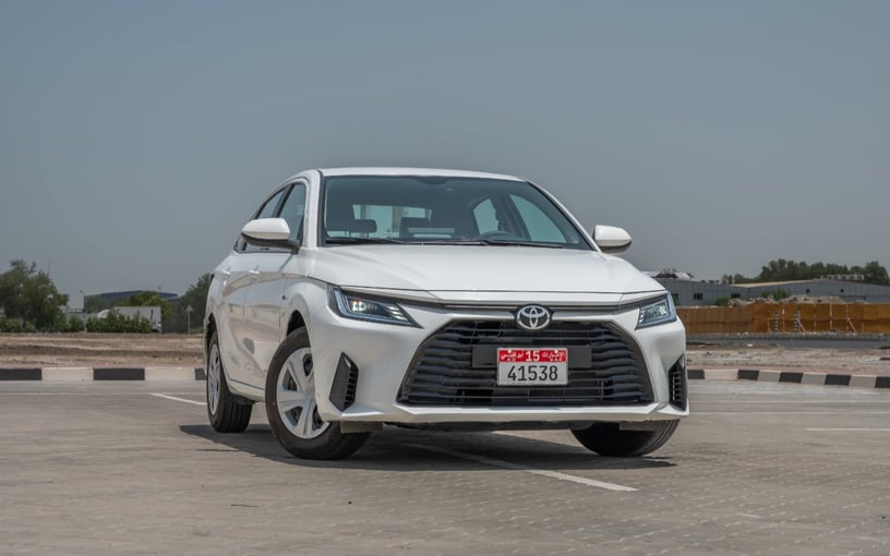 Toyota Yaris (White), 2024 - leasing offers in Abu-Dhabi