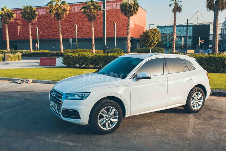 Audi Q5 (White), 2018 for rent in Dubai