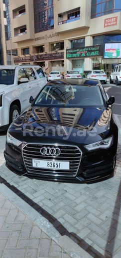 Dubai'de kiralık Audi A6 (Siyah), 2018