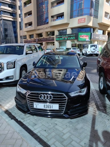 Dubai'de kiralık Audi A6 (Siyah), 2018