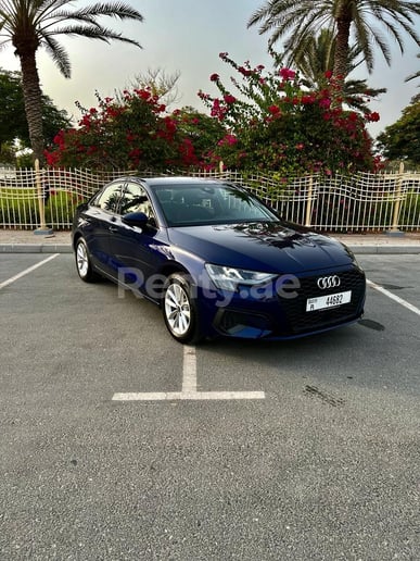 Audi A3 (Blue), 2023 for rent in Dubai