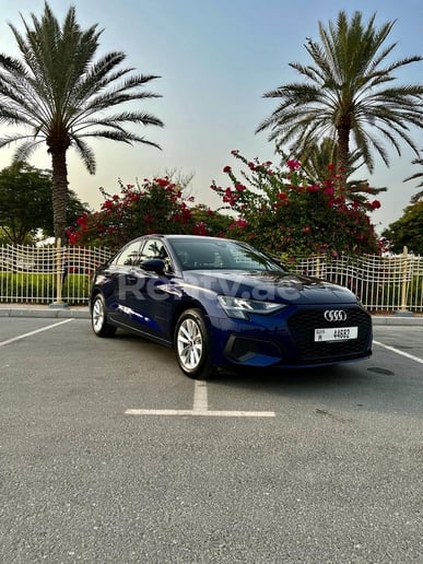 Audi A3 (Blue), 2023 for rent in Dubai