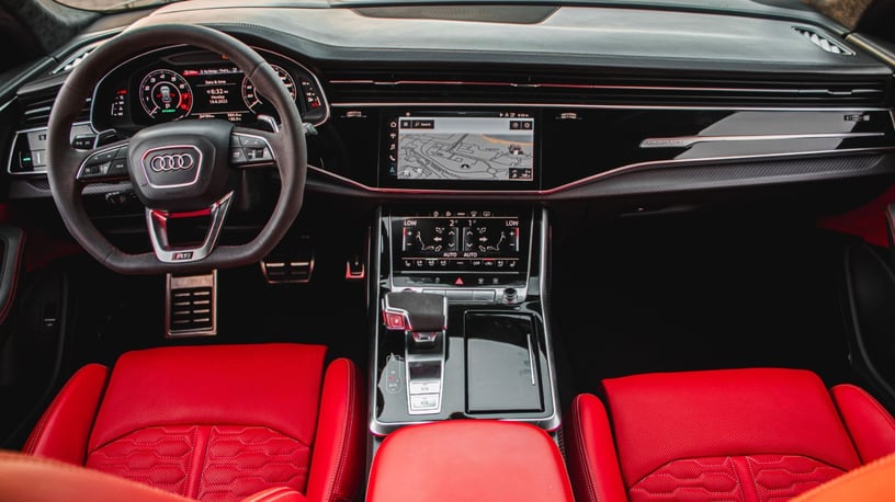 Audi RSQ8 (Black), 2021 for rent in Abu Dhabi