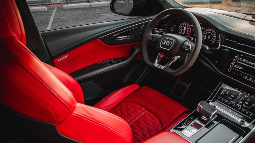 Audi RSQ8 (Black), 2021 for rent in Abu Dhabi