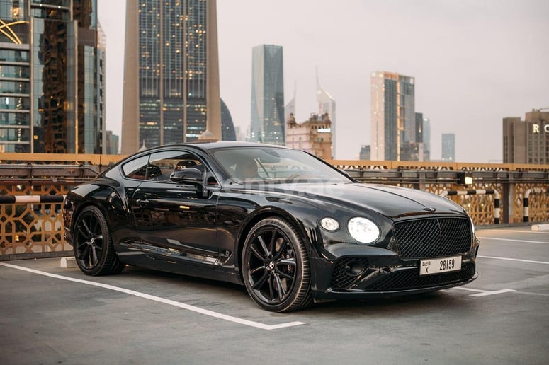 Bentley Continental GT (Black), 2019 for rent in Sharjah