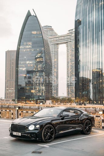 Bentley Continental GT (Black), 2019 for rent in Sharjah