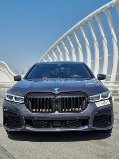 BMW 7 Series (Grey), 2020 for rent in Dubai