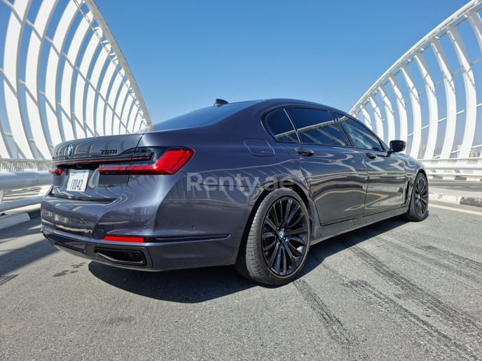 BMW 7 Series (Grey), 2020 for rent in Dubai