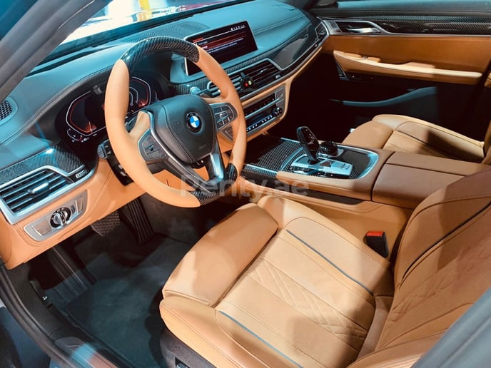 BMW 7 Series (Grey), 2020 for rent in Dubai
