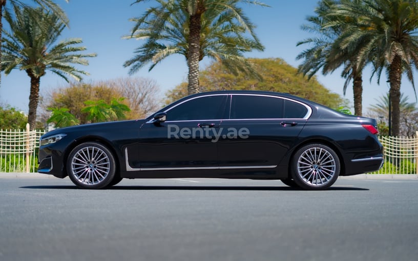 BMW 730Li (Black), 2021 for rent in Abu Dhabi