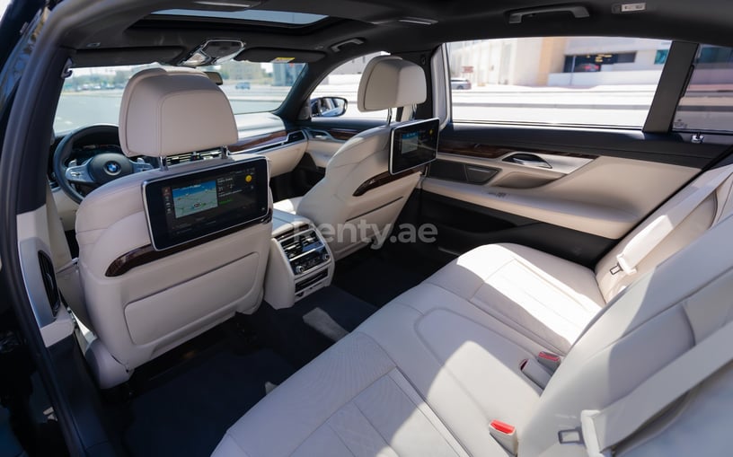 BMW 730Li (Black), 2021 for rent in Abu Dhabi