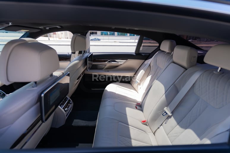 BMW 730Li (Black), 2021 for rent in Abu Dhabi