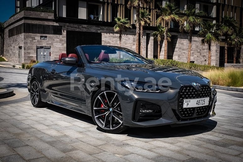 BMW 430i cabrio (Grigio Scuro), 2022 in affitto a Ras Al Khaimah