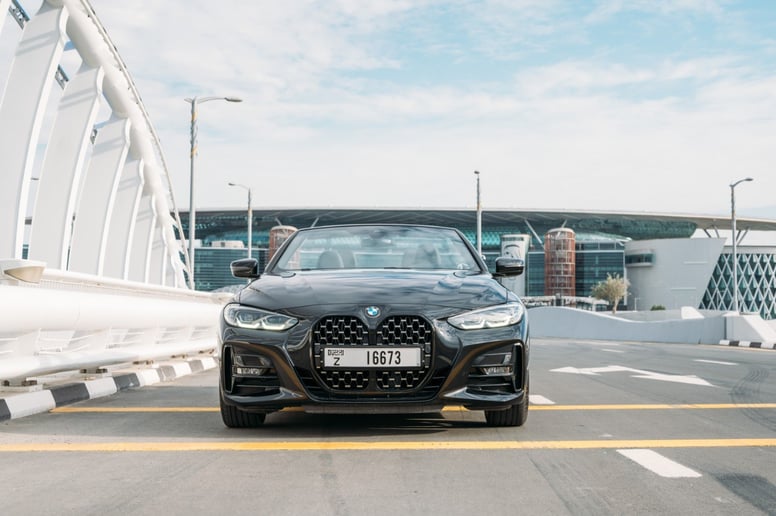 BMW 430i cabrio (Black), 2023 - leasing offers in Ras Al Khaimah
