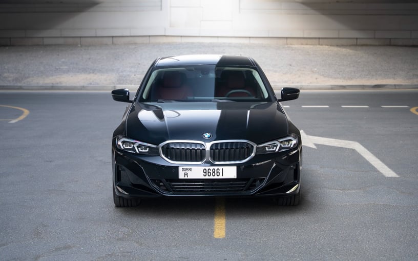 BMW 318i (Black), 2025 for rent in Sharjah