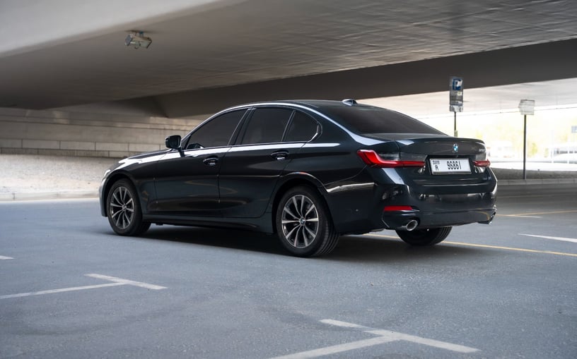 BMW 318i (Black), 2025 for rent in Sharjah
