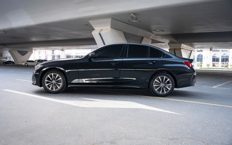 BMW 318i (Black), 2025 for rent in Sharjah