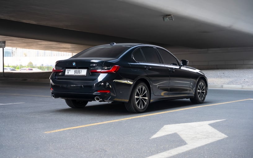 BMW 318i (Black), 2025 for rent in Sharjah