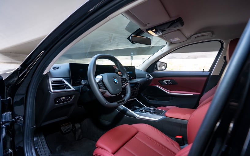 BMW 318i (Black), 2025 for rent in Sharjah