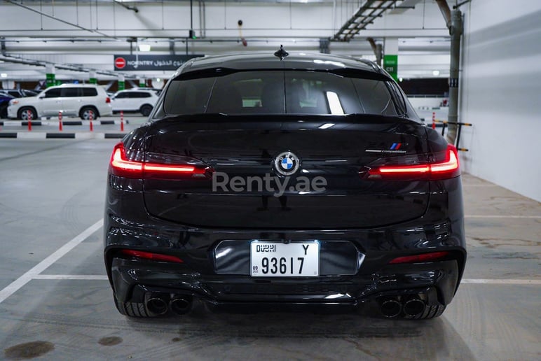 إيجار بي ام دبليو X4 (أسود), 2020 في دبي