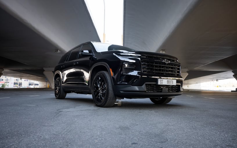 Chevrolet Traverse (Black), 2025 for rent in Sharjah
