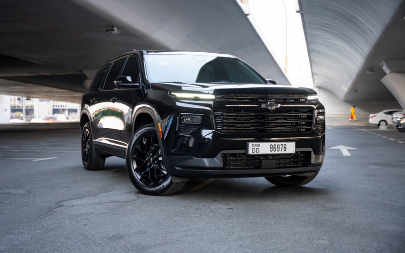 Chevrolet Traverse (Black), 2025 for rent in Sharjah