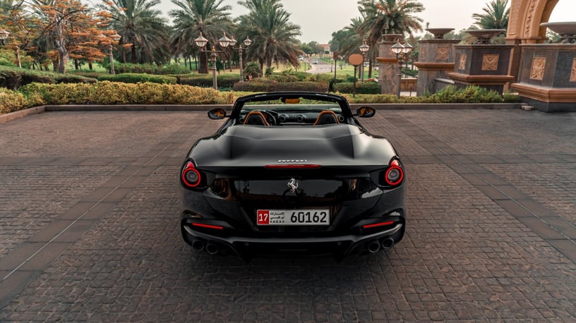 Ferrari Portofino Rosso (Black), 2022 for rent in Abu Dhabi