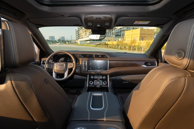 GMC Yukon XL (Black), 2024 for rent in Abu Dhabi