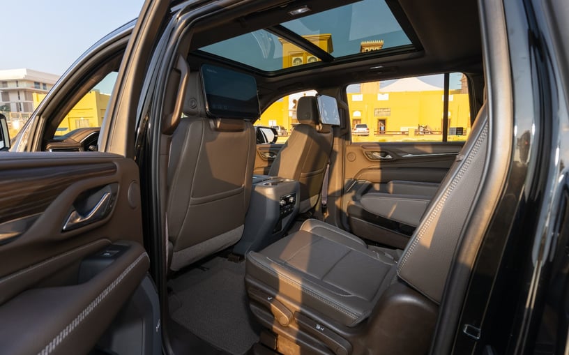 GMC Yukon XL (Black), 2024 for rent in Abu Dhabi