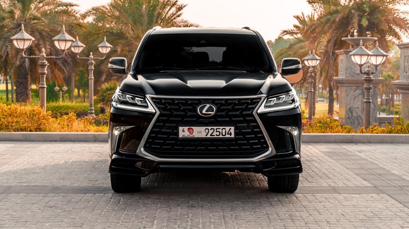 Lexus LX 570 (Black), 2021 for rent in Abu Dhabi