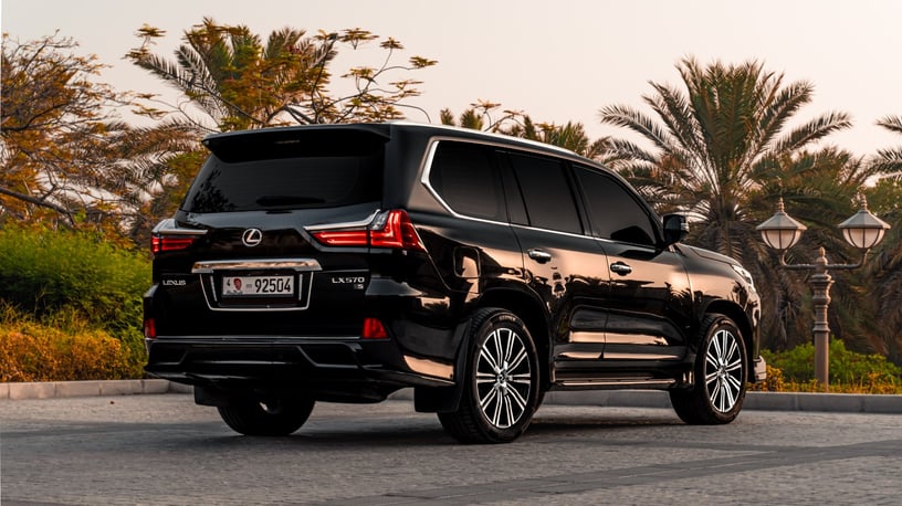 Lexus LX 570 (Black), 2021 for rent in Abu Dhabi