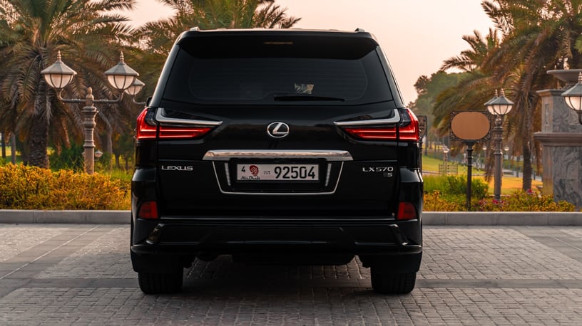 Lexus LX 570 (Black), 2021 for rent in Abu Dhabi
