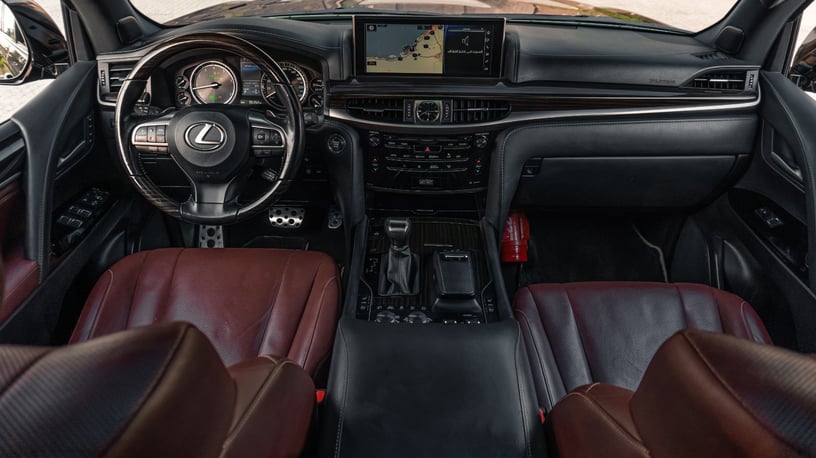 Lexus LX 570 (Black), 2021 for rent in Abu Dhabi