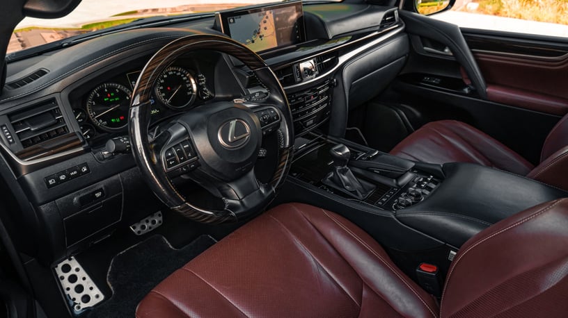 Lexus LX 570 (Black), 2021 for rent in Abu Dhabi