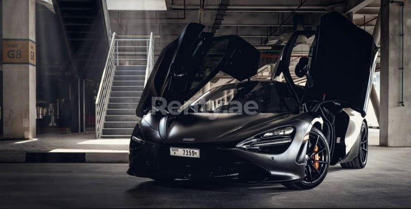 McLaren 720 S (Noir), 2020 &agrave; louer &agrave; Duba&iuml;