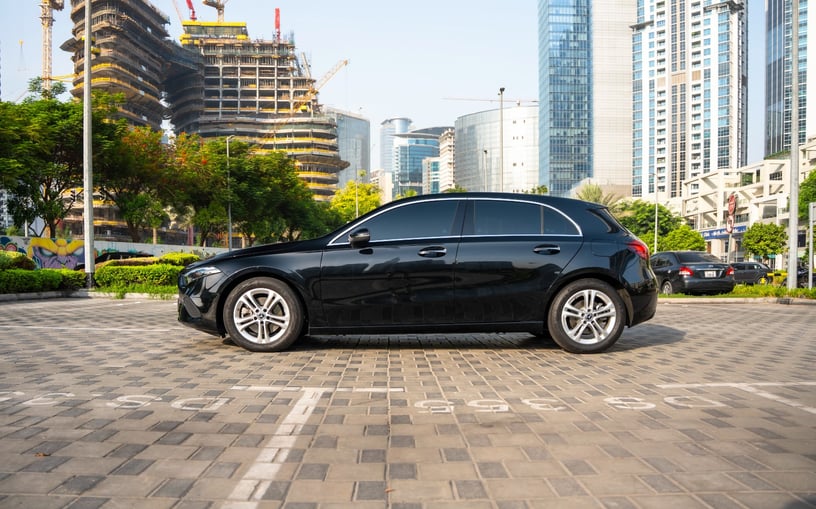 Mercedes A220 (Black), 2024 for rent in Abu Dhabi
