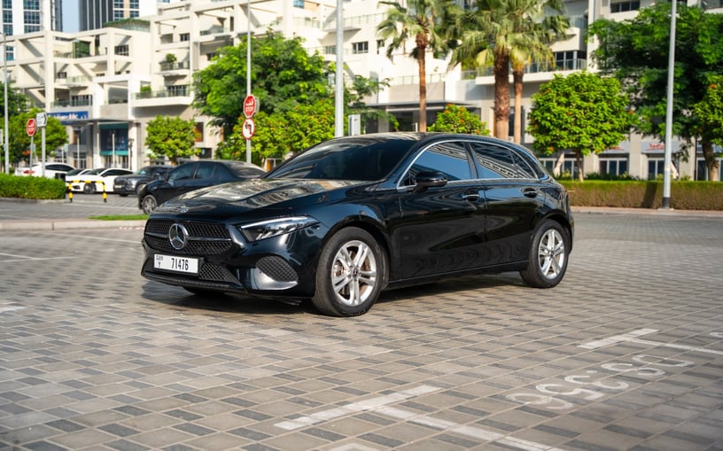 Mercedes A220 (Black), 2024 for rent in Abu Dhabi