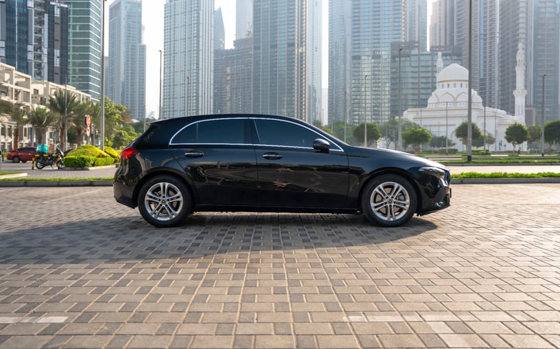 Mercedes A220 (Black), 2024 for rent in Abu Dhabi
