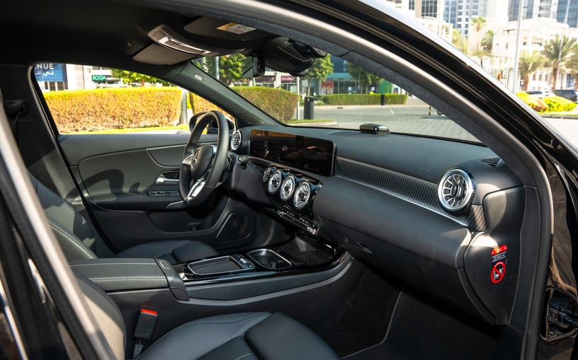 Mercedes A220 (Black), 2024 for rent in Abu Dhabi