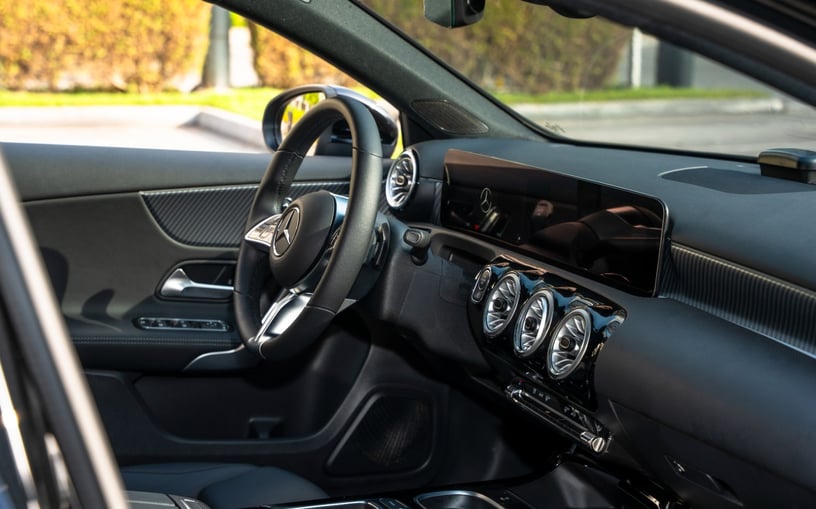 Mercedes A220 (Black), 2024 for rent in Abu Dhabi
