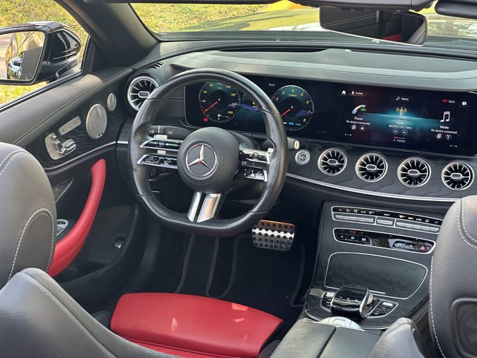 Mercedes AMG E450 convertible (Black), 2022 for rent in Dubai