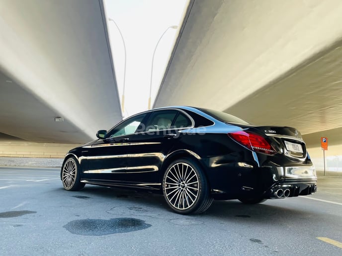 Mercedes C300 Class (Black), 2020 for rent in Dubai