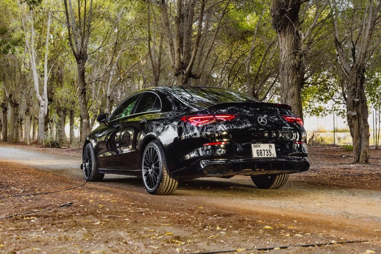 Mercedes CLA 250 with CLA 45 Body Kit (Schwarz), 2020  zur Miete in Dubai