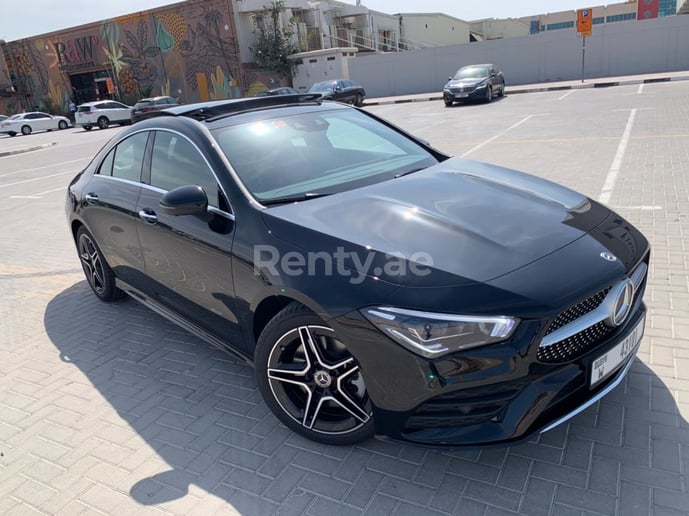Mercedes CLA (Черный), 2021 для аренды в Дубай