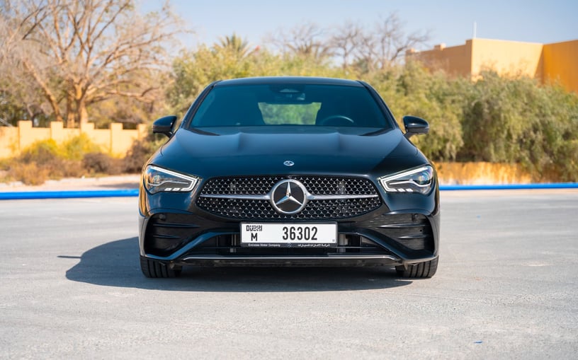 Mercedes CLA250 (Черный), 2024 для аренды в Рас-эль-Хайме