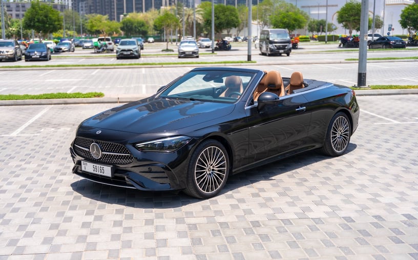 Mercedes CLE 200 AMG cabriolet/convertible (Black), 2025 for rent in Dubai